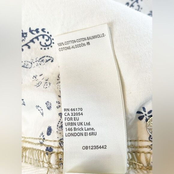 FREE PEOPLE We the free pleated cuffed short Danni short in ecru  XS - Picture 7 of 9